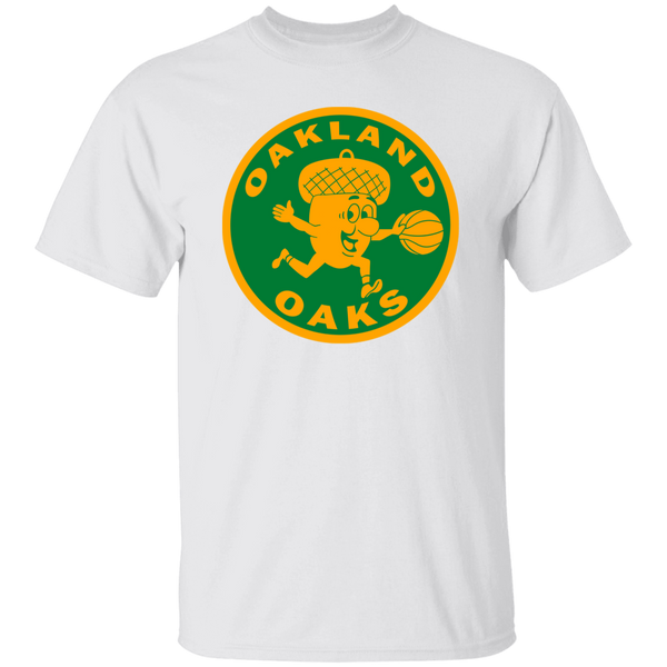 Oakland Oaks T-shirt Classic ABA Basketball color White