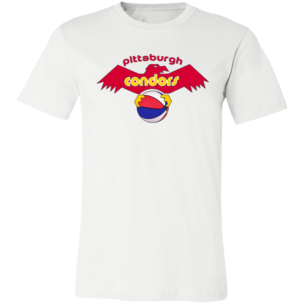 Pittsburgh Condors T-shirt Premium ABA Basketball color White