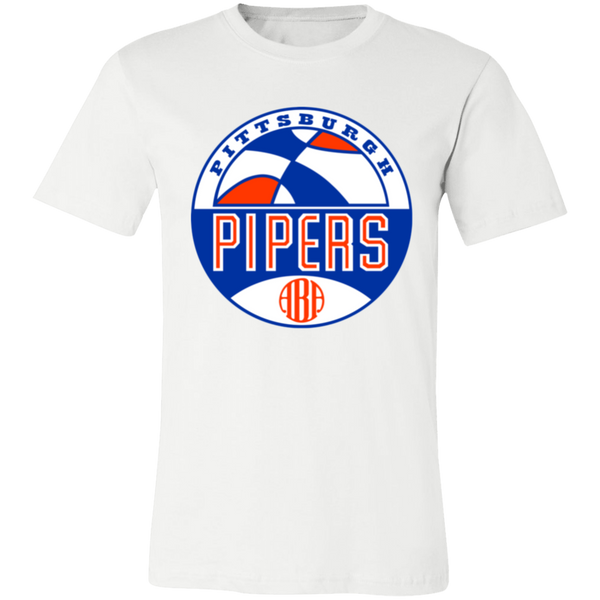 Pittsburgh Pipers T-shirt Premium ABA Basketball color White