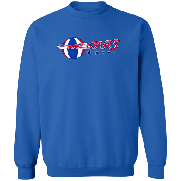 Utah Stars Sweatshirt Classic Crewneck ABA Basketball color Royal Blue