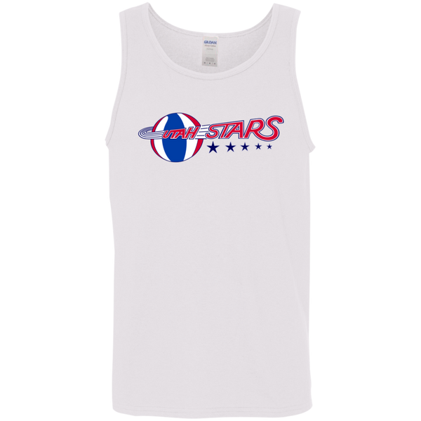 Utah Stars ABA Tank Top American Basketball Association Sleeveless Shirt color White