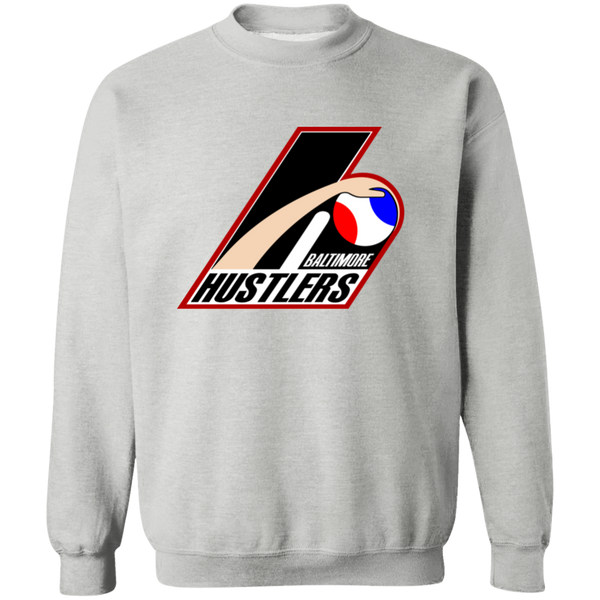 Baltimore Hustlers Sweatshirt Classic Crewneck ABA Basketball color Sport Grey