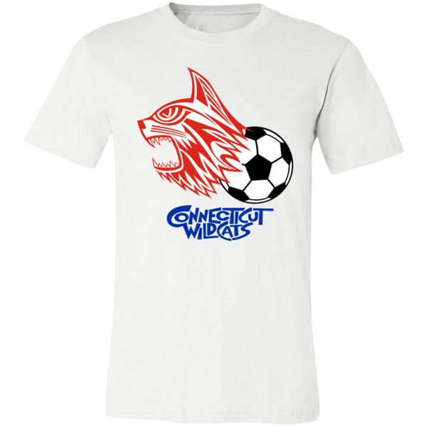 Connecticut Wildcats ASL T-shirt Premium American Soccer League Team Tee color White