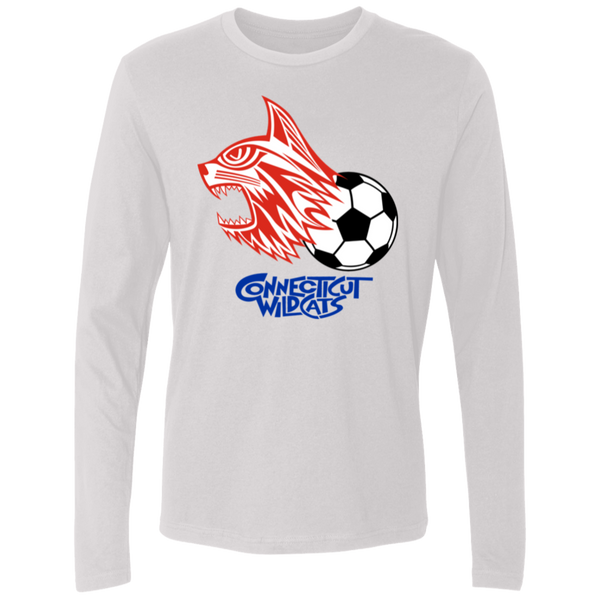 Connecticut Wildcats Long Sleeve Shirt Legend ASL Soccer color White