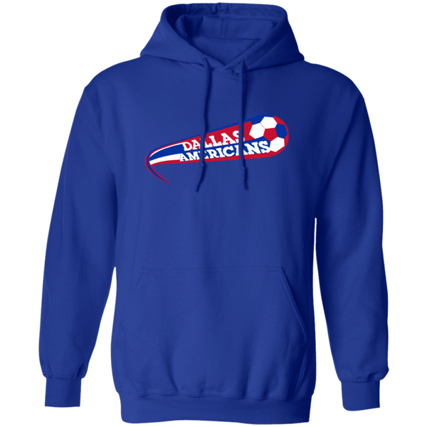 Dallas Americans Hoodie Pullover Classic ASL Soccer color Royal Blue
