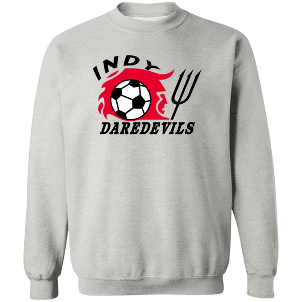 Indianapolis Daredevils Sweatshirt Classic Crewneck ASL Soccer color Ash Grey