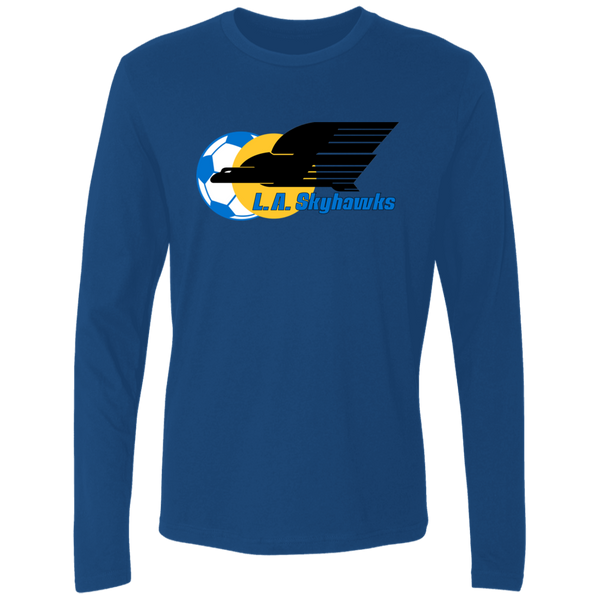 Los Angeles Skyhawks Long Sleeve Shirt Legend ASL Soccer color Royal Blue