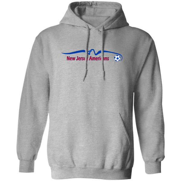 New Jersey Americans Hoodie Pullover Classic ASL Soccer color Sport Grey