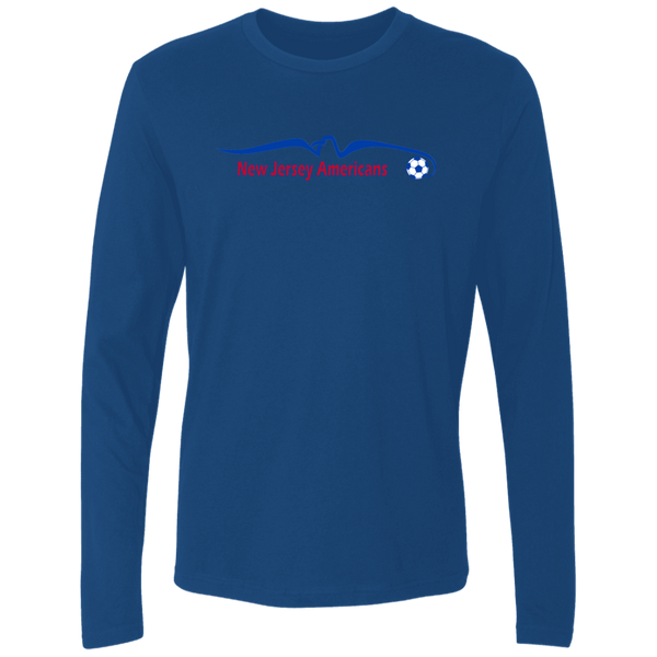 New Jersey Americans Long Sleeve Shirt Legend ASL Soccer color Royal Blue