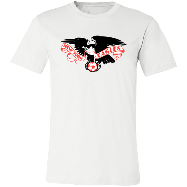 New York Eagles ASL T-shirt Premium American Soccer League Team Tee color White