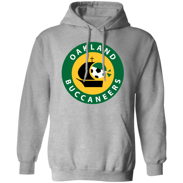 Oakland Buccaneers Hoodie Pullover Classic ASL Soccer color Sport Grey