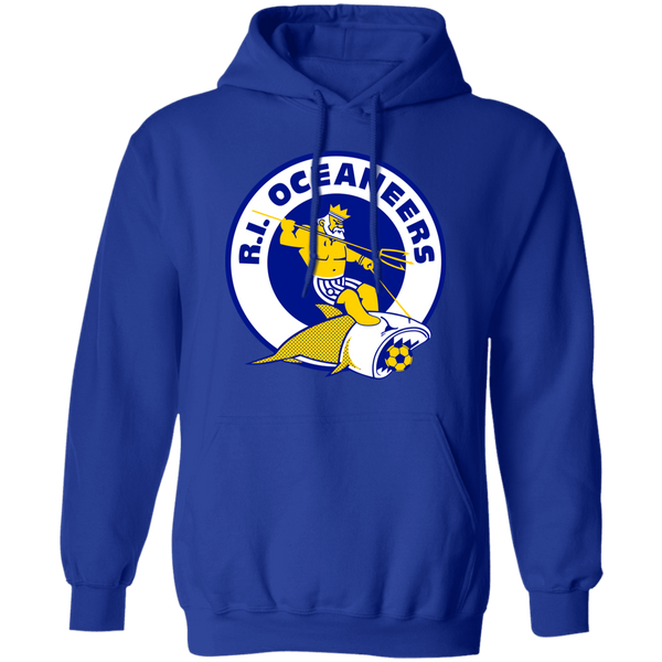 Rhode Island Oceaneers Hoodie Pullover Classic ASL Soccer color Royal Blue
