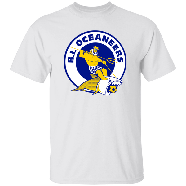 Rhode Island Oceaneers ASL T-shirt Classic American Soccer League Tee color White