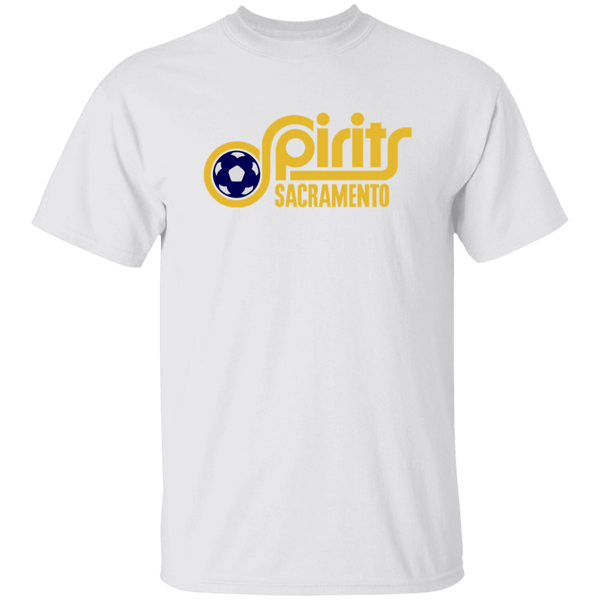 Sacramento Spirits T-shirt Classic ASL Soccer color White