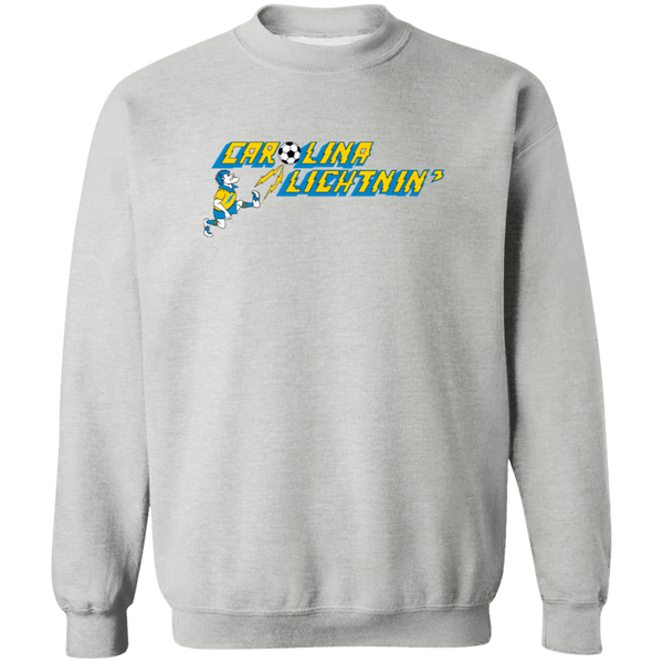Carolina Lightnin' Sweatshirt Classic Crewneck ASL Soccer color Sport Grey