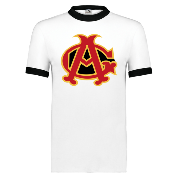 Chicago American Giants T-shirt Ringer Negro League Baseball color White/Black