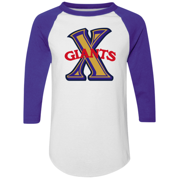 Cuban X-Giants Raglan Shirt Negro League Baseball color White/Purple