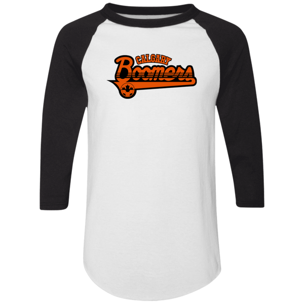Calgary Boomers Raglan Shirt NASL Soccer color White/Black