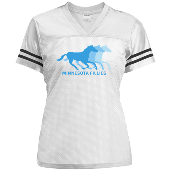 Minnesota Fillies WBL Basketball Womens Replica Jersey color White/Black
