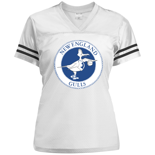New England Gulls WBL Basketball Womens Replica Jersey color White/Black