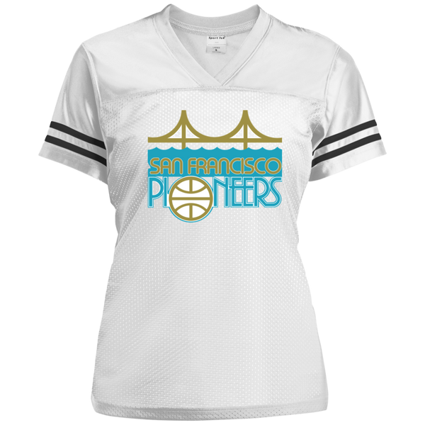San Francisco Pioneers WBL Basketball Womens Replica Jersey color White/Black