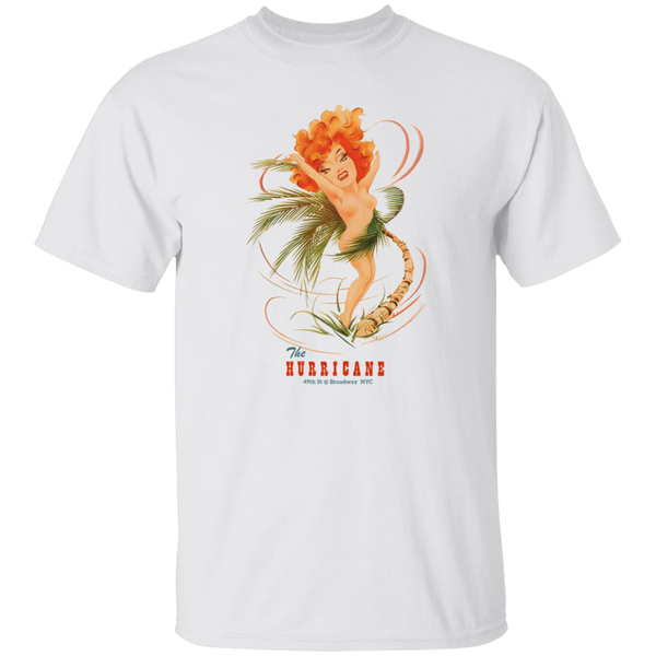 Hurricane Club T-shirt New York City Nightlife Fashion Apparel color White