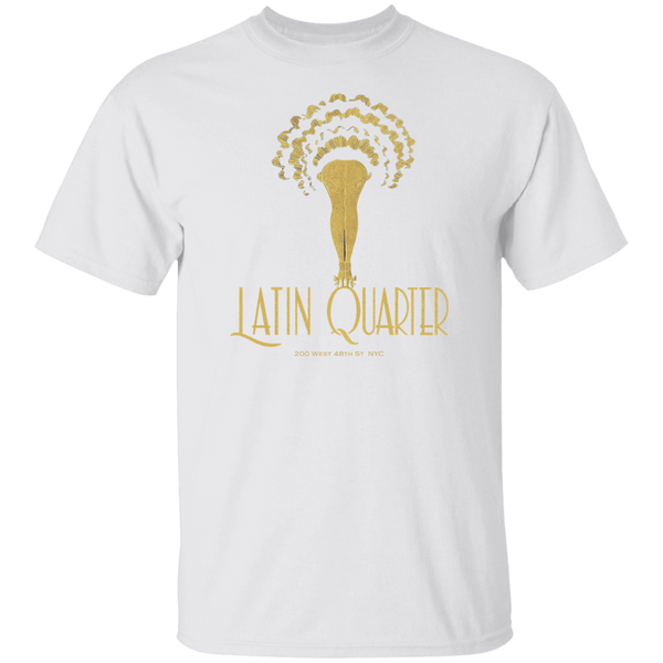 Latin Quarter Nightclub T-shirt New York City Nightlife Fashion Apparel color White