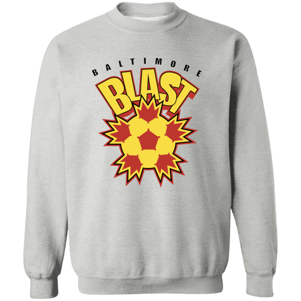 Baltimore Blast Sweatshirt Crewneck Pullover MISL Soccer color Sport Grey
