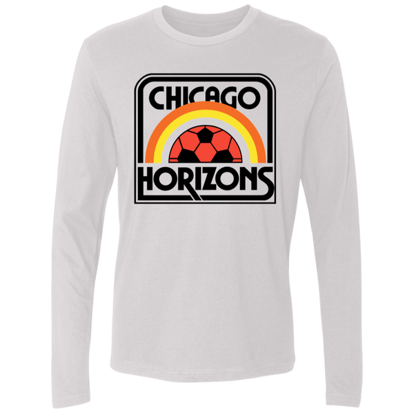 Chicago Horizons Long Sleeve Shirt MISL Soccer color White