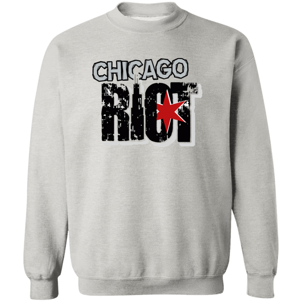 Chicago Riot Sweatshirt Crewneck Pullover MISL Soccer color Ash