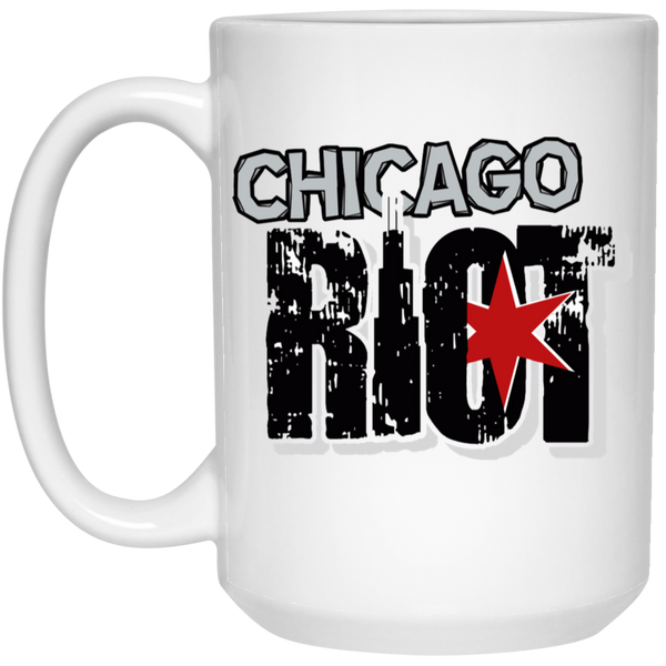 Chicago Riot Mug 15oz Glossy Ceramic MISL Soccer color White