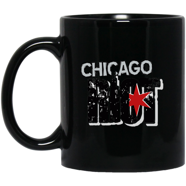 Chicago Riot Mug 11oz Black Glossy Ceramic MISL Soccer