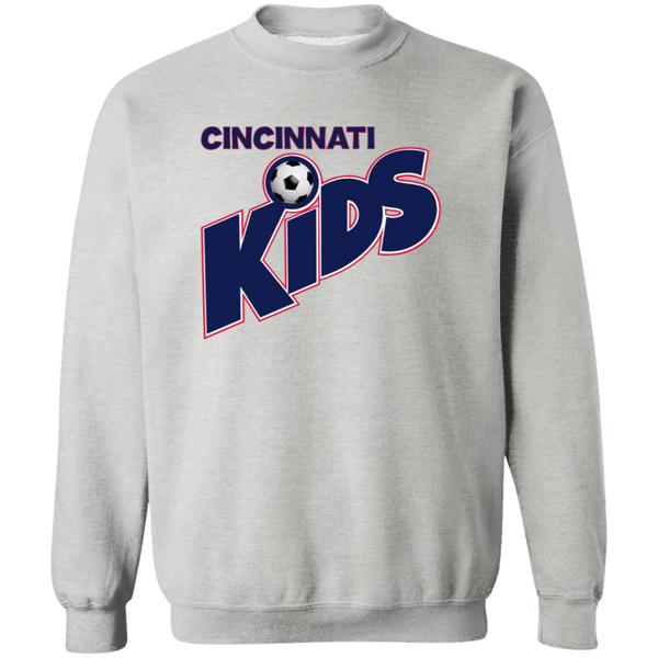 Cincinnati Kids Sweatshirt Crewneck Pullover MISL Soccer color Sport Grey