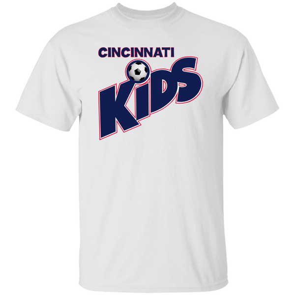 Cincinnati Kids MISL T-shirt Major Indoor Soccer League Team Tee color White