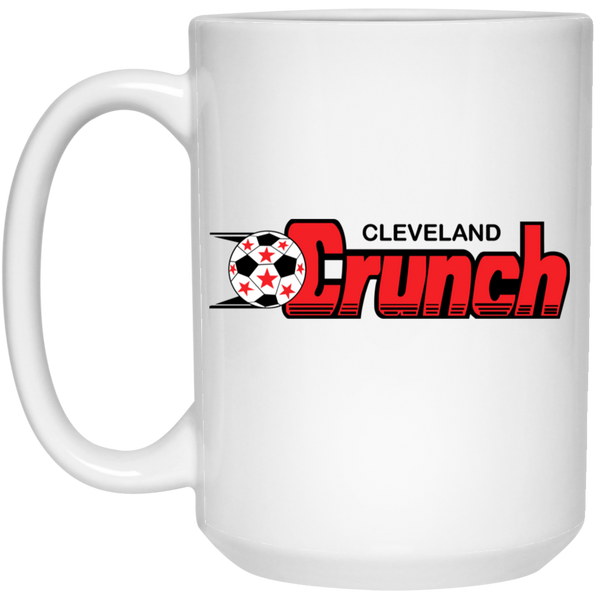 Cleveland Crunch Mug 15oz Glossy Ceramic MISL Soccer color White