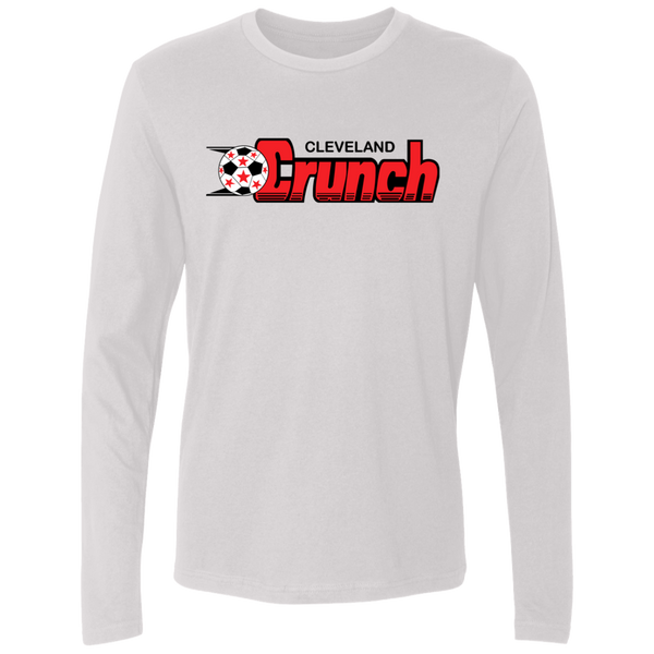 Cleveland Crunch Long Sleeve Shirt MISL Soccer color White