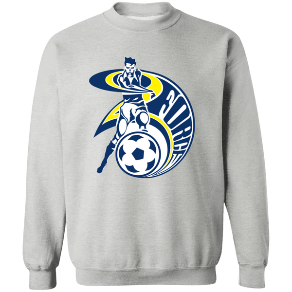 Cleveland Force Sweatshirt Crewneck Pullover MISL Soccer color Sport Grey