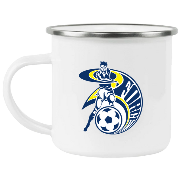 Cleveland Force Camping Mug 12oz Enamel MISL Soccer