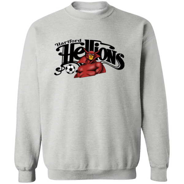 Hartford Hellions Sweatshirt Crewneck Pullover MISL Soccer color Sport Grey