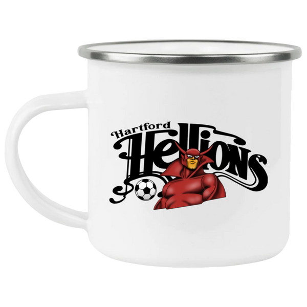 Hartford Hellions Camping Mug 12oz Enamel MISL Soccer