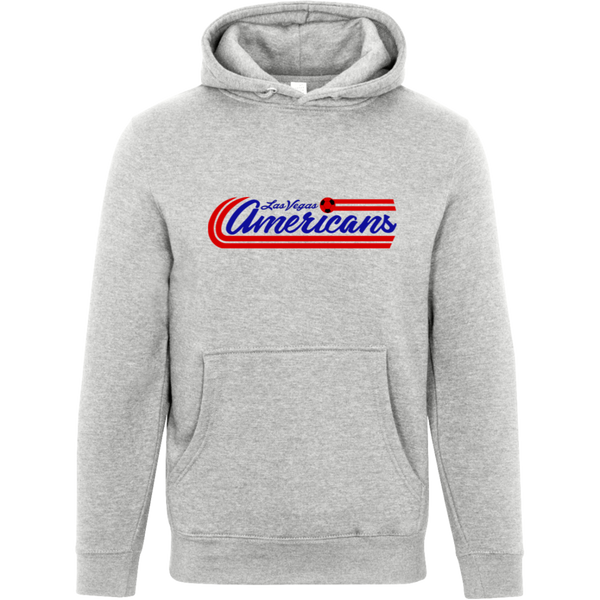 Las Vegas Americans Hoodie Pullover Premium MISL Soccer color Heather Grey