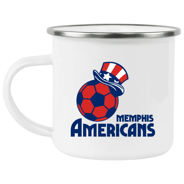 Memphis Americans Camping Mug 12oz Enamel MISL Soccer