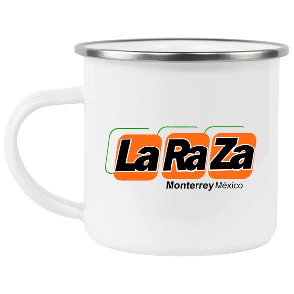 Monterrey La Raza Camping Mug 12oz Enamel MISL Soccer