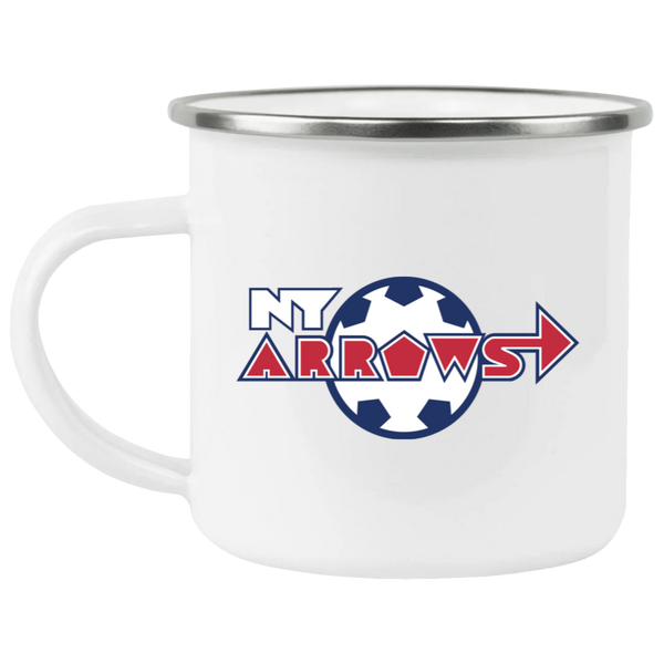 New York Arrows Camping Mug 12oz Enamel MISL Soccer
