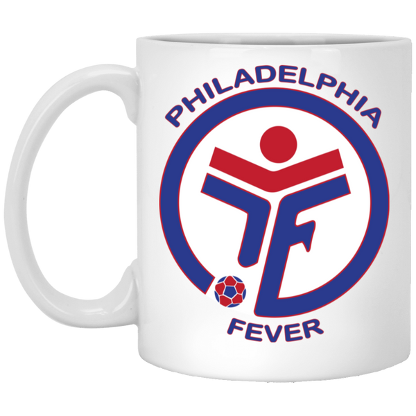 Philadelphia Fever Mug 11oz Glossy Ceramic MISL Soccer color White