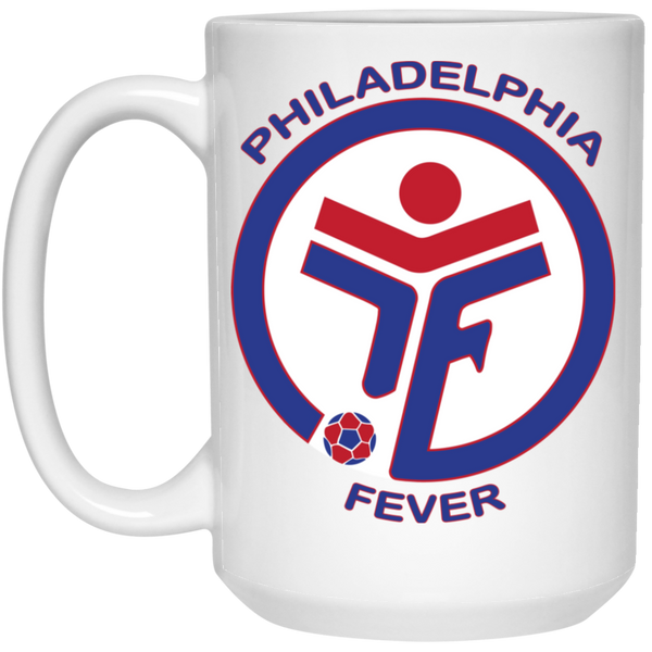 Philadelphia Fever Mug 15oz Glossy Ceramic MISL Soccer color White