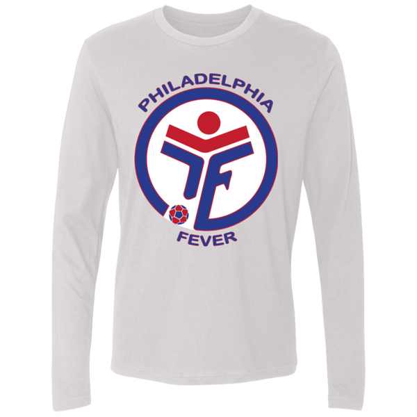 Philadelphia Fever Long Sleeve Shirt MISL Soccer color White