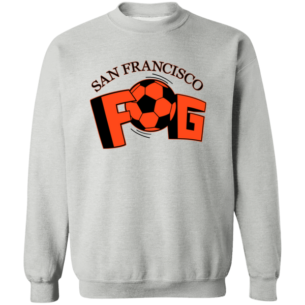 San Francisco Fog Sweatshirt Crewneck Pullover MISL Soccer color Sport Grey