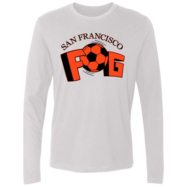 San Francisco Fog Long Sleeve Shirt MISL Soccer color White