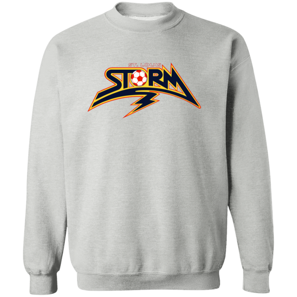 St. Louis Storm Sweatshirt Crewneck Pullover MISL Soccer color Sport Grey